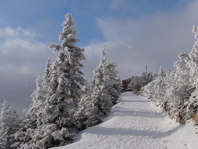 an der Ostlerhütte im Winter