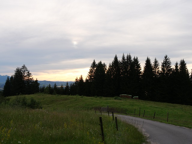 Auf dem Rückweg von der Drehhütte