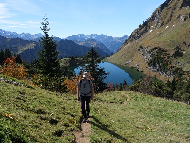 Aufstieg vom Seealpsee zur Hinteren Seealpe