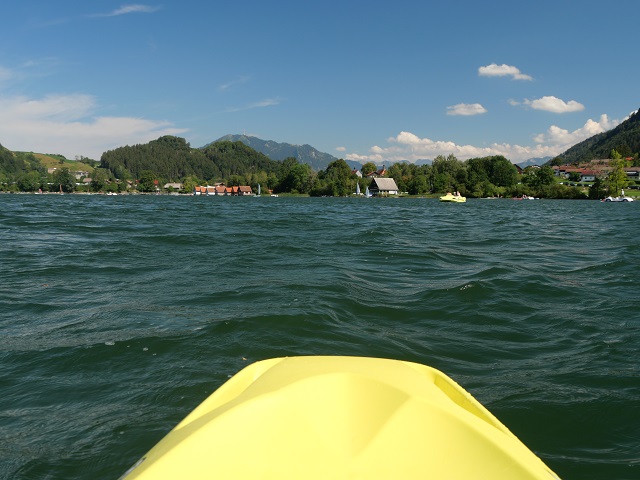 Auszeit im Allgäu - Kajakfahren auf dem großen Alpsee