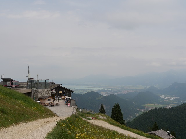 Blick auf die Bergstation der Breitenbergbahn