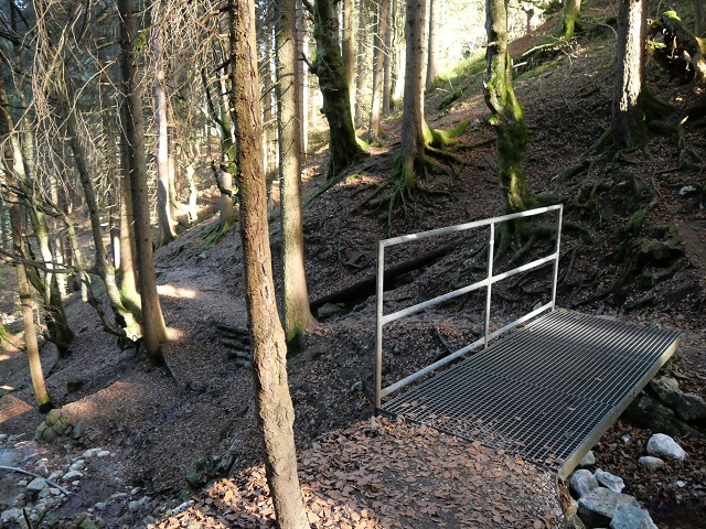 Brücke am Bachweg in Buching