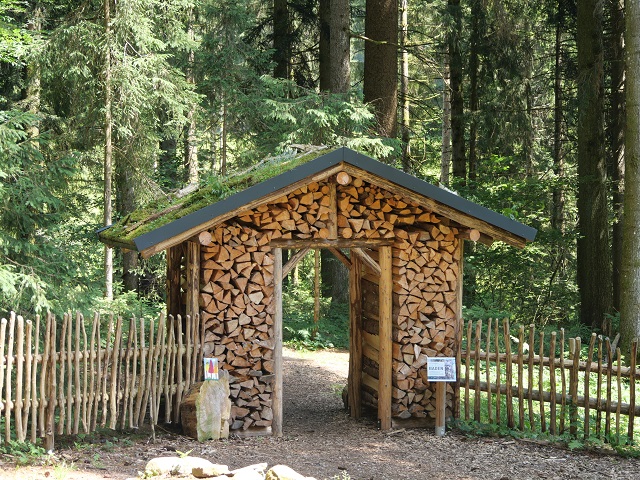 Eingang zum Waldbadenareal Oberreute