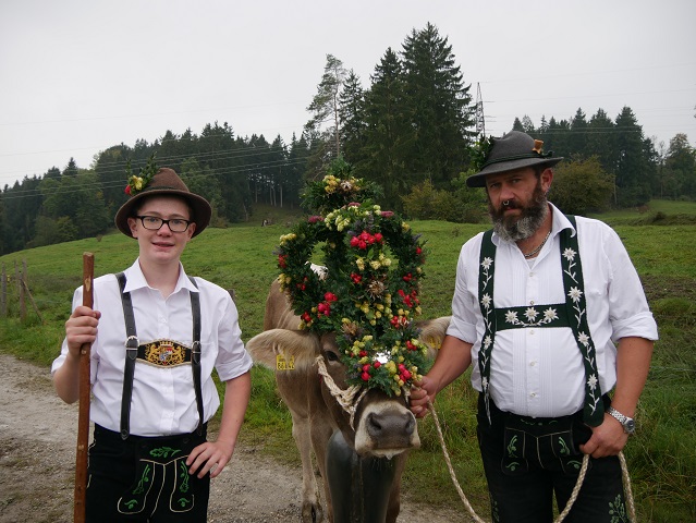 Kranzrind beim Viehscheid in Apfeltrang