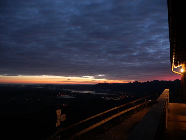 Morgendämmerung an der Ostlerhütte