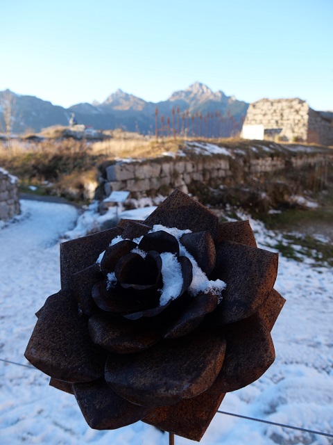 Rosengarten in der Festung Schlosskopf