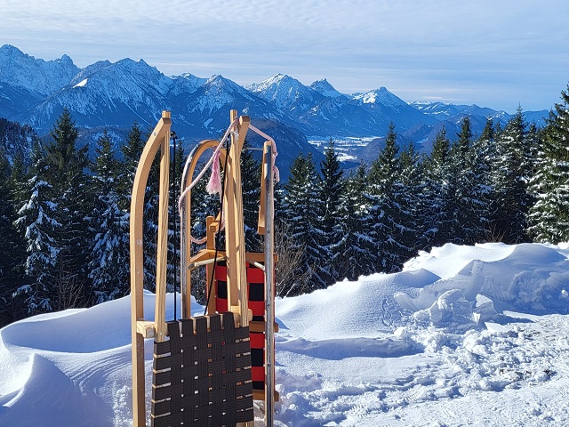 Schlittentour zur Rohrkopfhütte