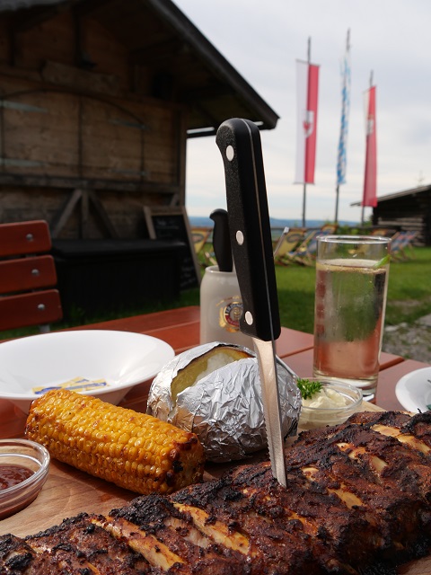 Spareribs auf der Drehhütte