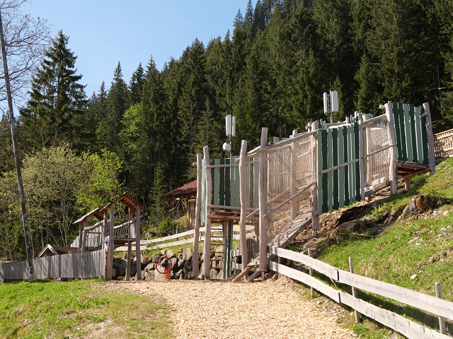 Spielplatz an der Hornbahn in Bad Hindelang - Kletterareal