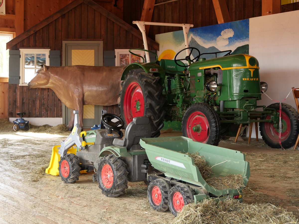 Traktorenparcours im Allgäuer Bergbauernmuseum