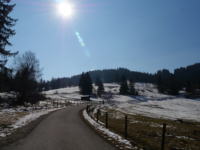 Wanderweg auf den Buchenberg im Ostallgäu