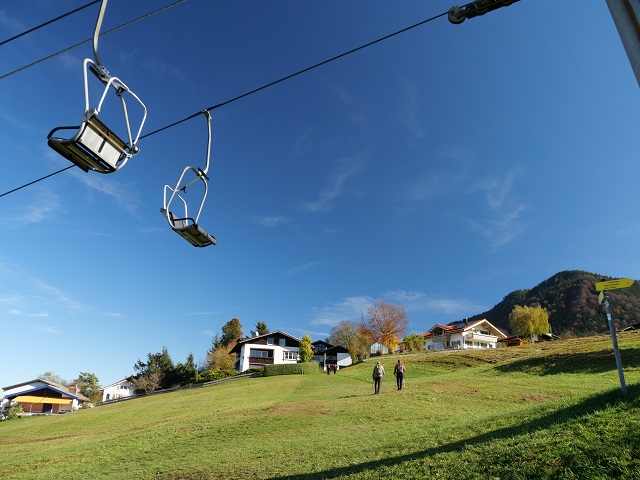 Wanderweg unter der Buchenbergbahn