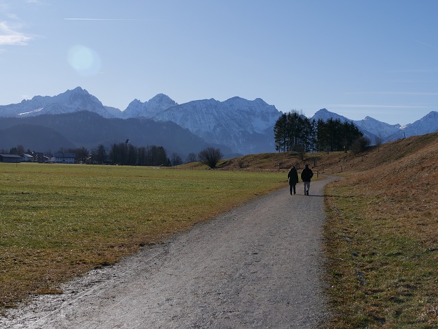 Wanderung bei Schwangau - zwischen Brunnen und Waltenhofen