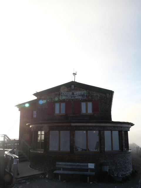 an der Ostlerhütte bei Nebel