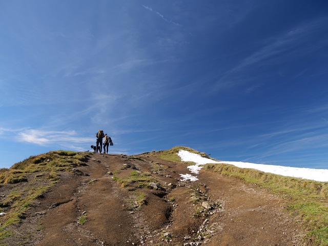 auf dem Zeigersattel